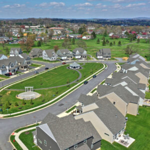 Photo of an aerial view of the Worthington neighborhood.